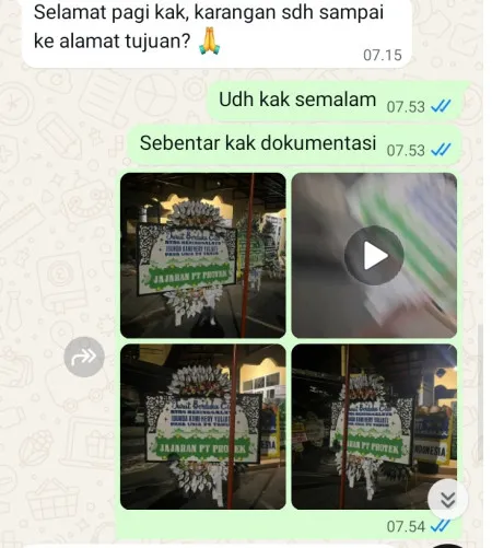 Pengiriman Papan Bunga Selamat Malingping