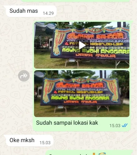 Pengiriman Papan Bunga Malingping