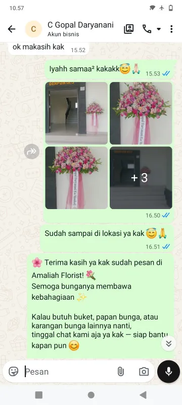 Pengiriman Karangan Bunga Malingping