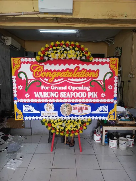 Papan Bunga Ucapan Selamat Malingping