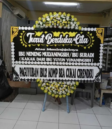 Papan Bunga Duka Malingping